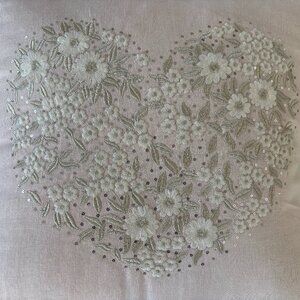 BLUSH PINK HEART PILLOW